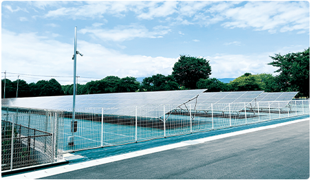 日本サーファクタント工業 那須事業所 太陽光パネル